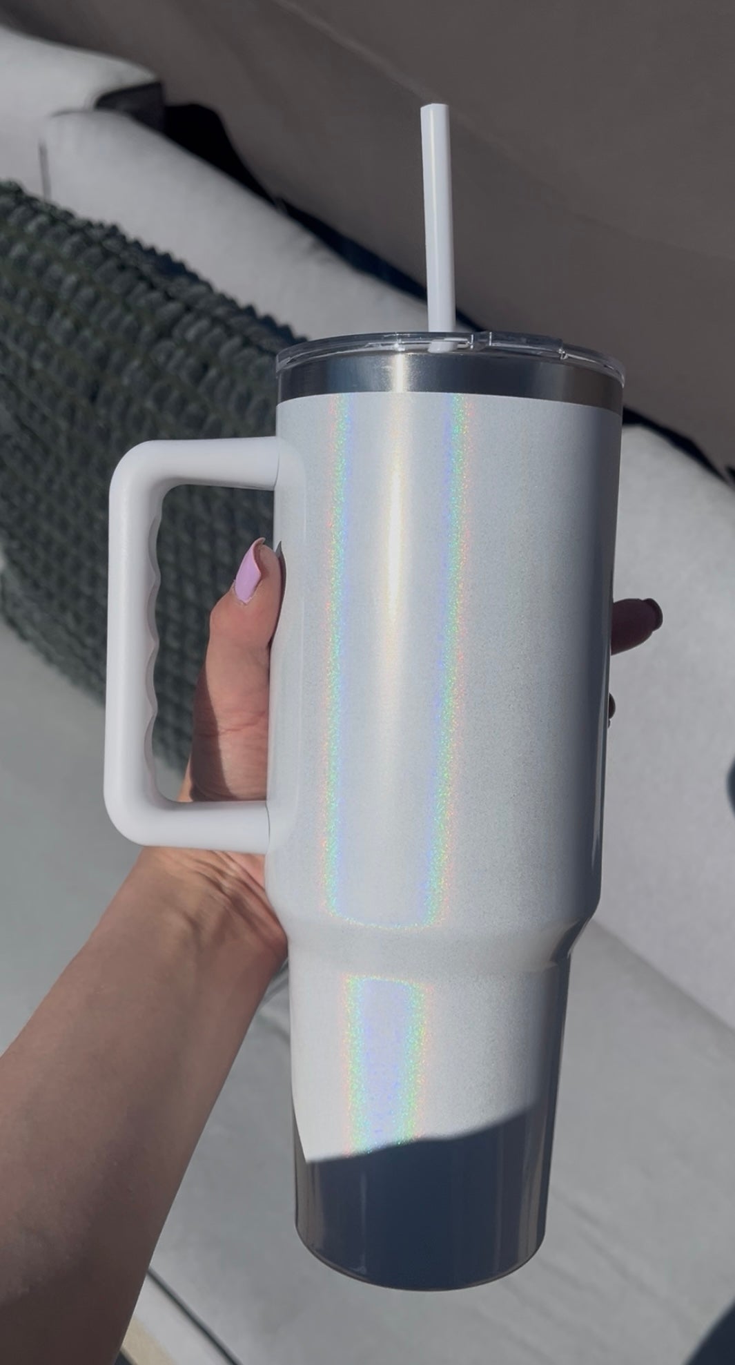 40oz Tumbler (WHITE)