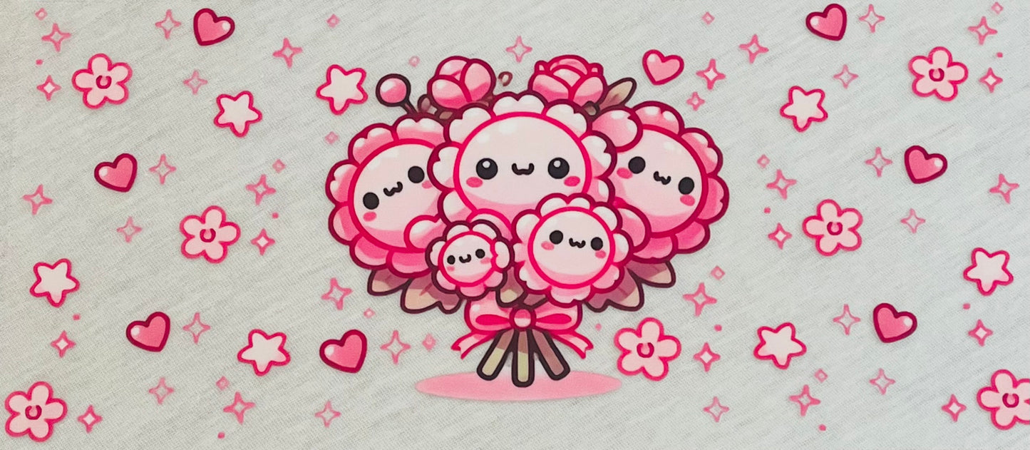 Pink Bubble Flowers