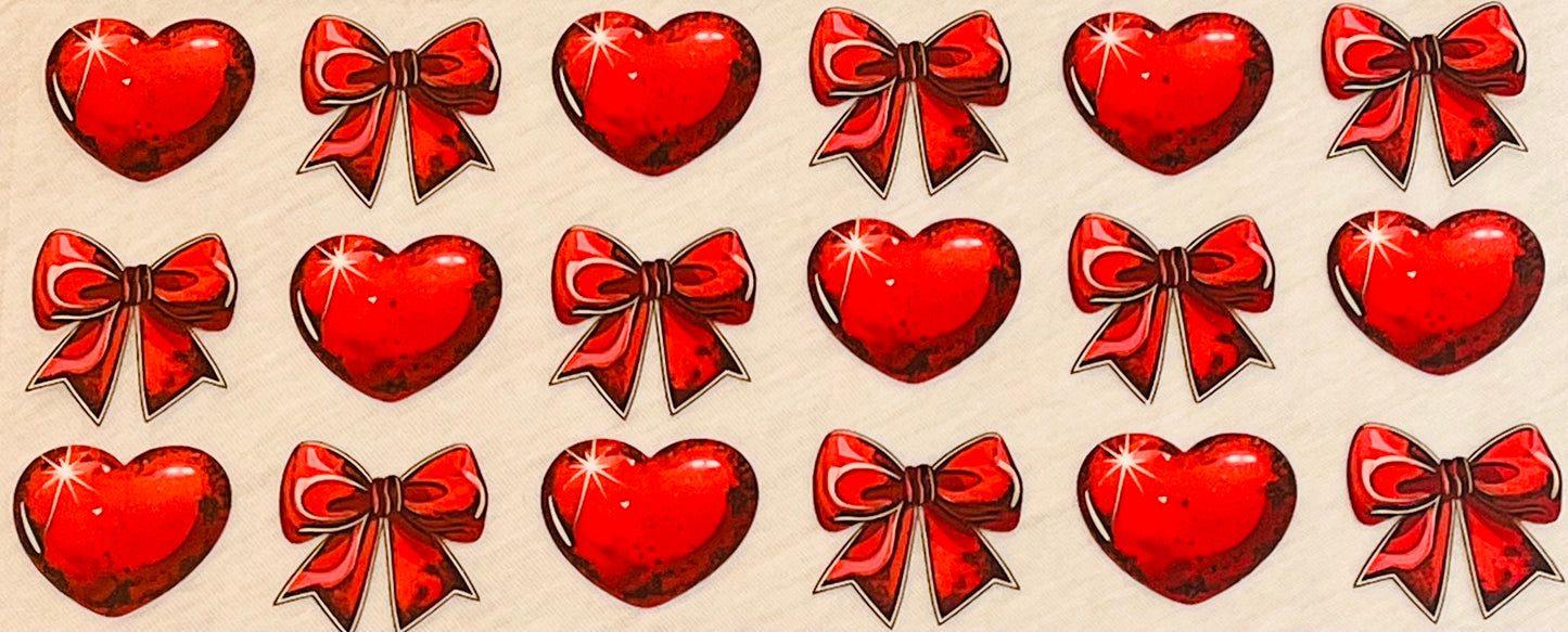 Red Bows & Hearts