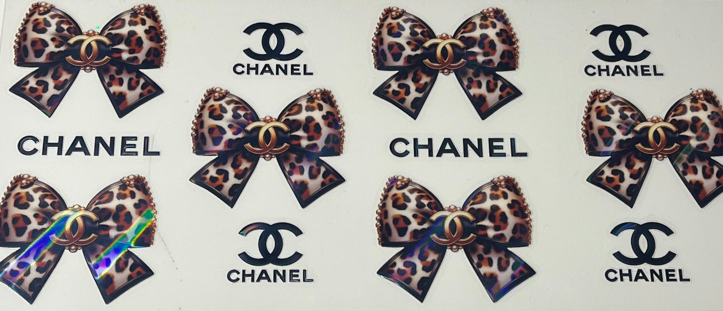 Cheetah Chanel Bows