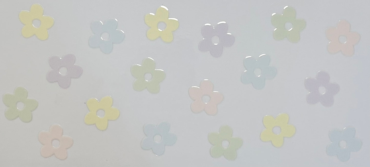 Pastel flowers